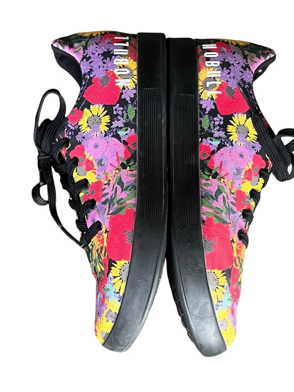 NOBULL Women's Unisex Canvas Floral Trainer Low Sneaker In Multicolor W 8/M 6.5 - Picture 5 of 13